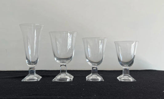  Cristaleria Val Saint Lambert art deco 43 piezas