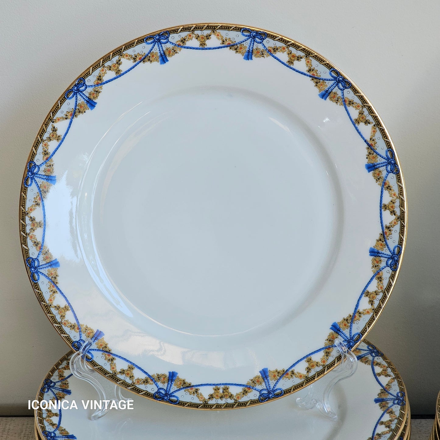 Set de platos de Limoges para 10 comensales