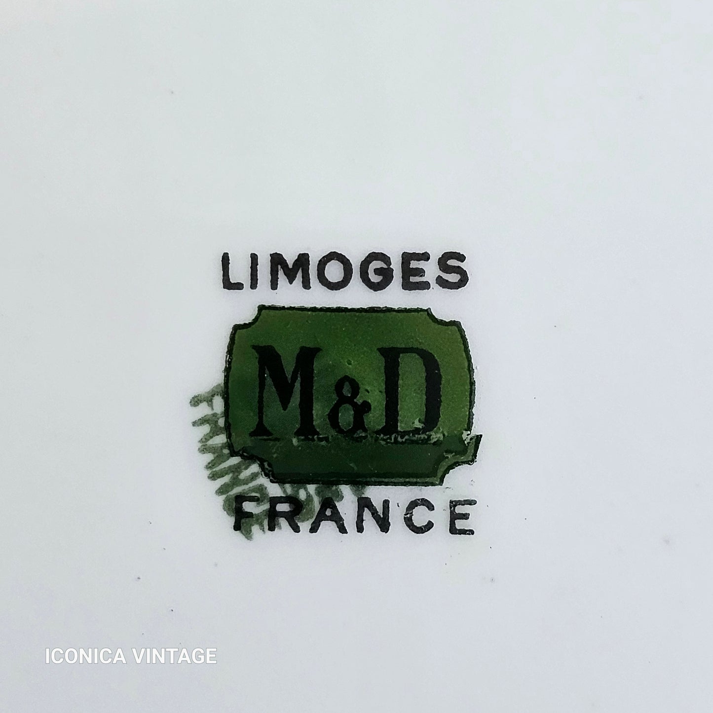 Set de platos de Limoges para 10 comensales