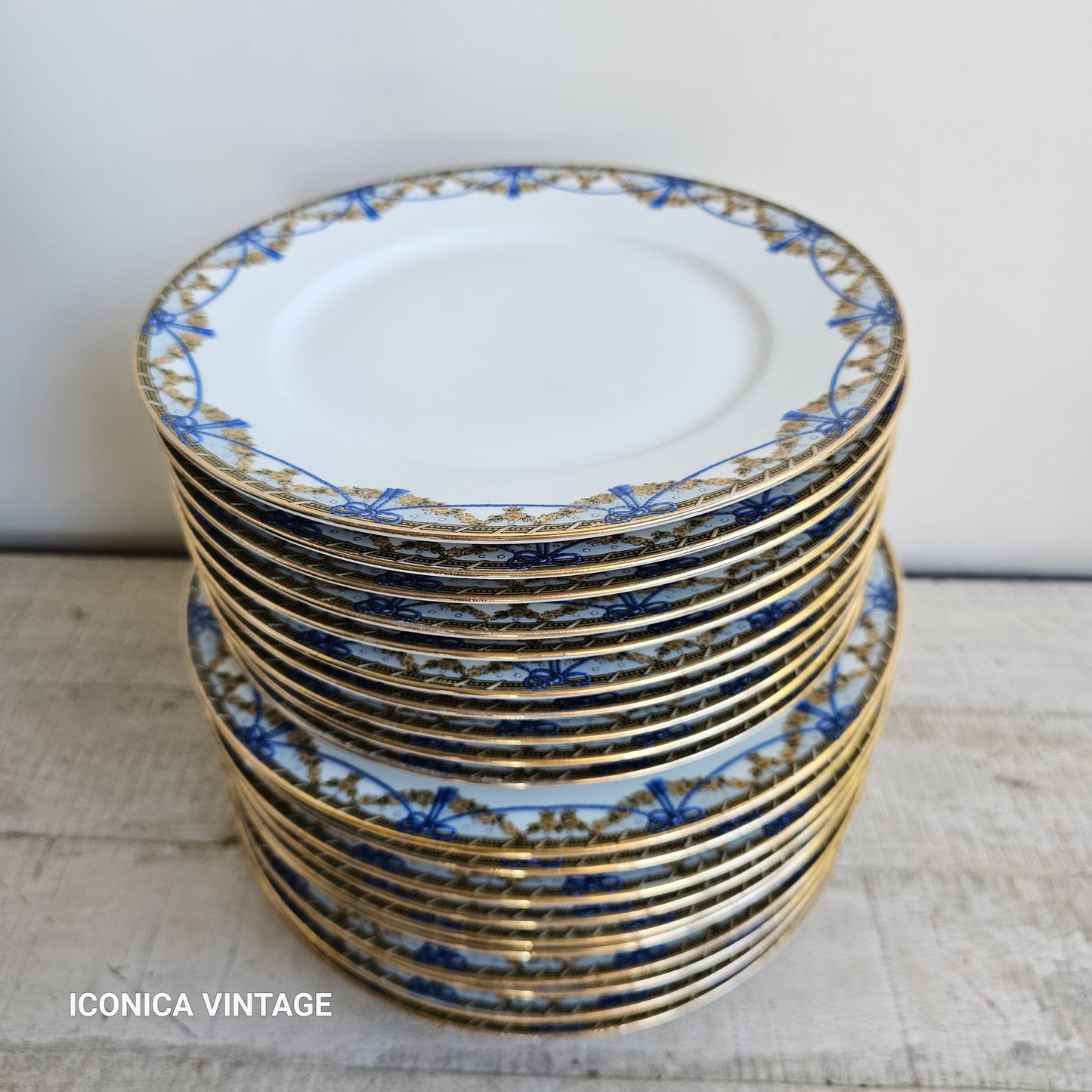 Set de platos de Limoges para 10 comensales