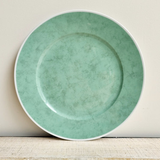 Bajoplatos Haviland porcelana de Limoges verde
