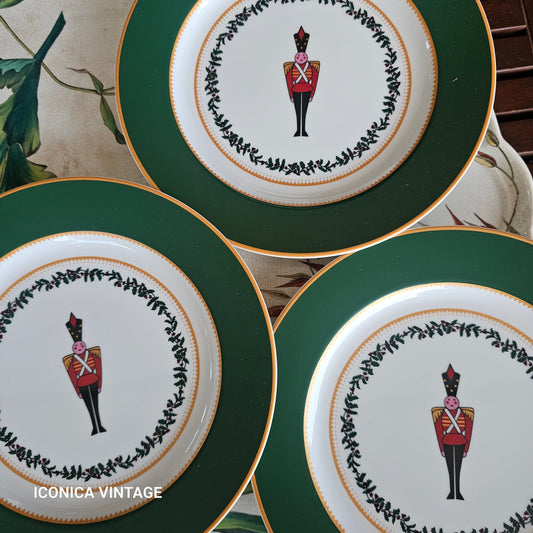 Bernardaud Navidad platos de postre