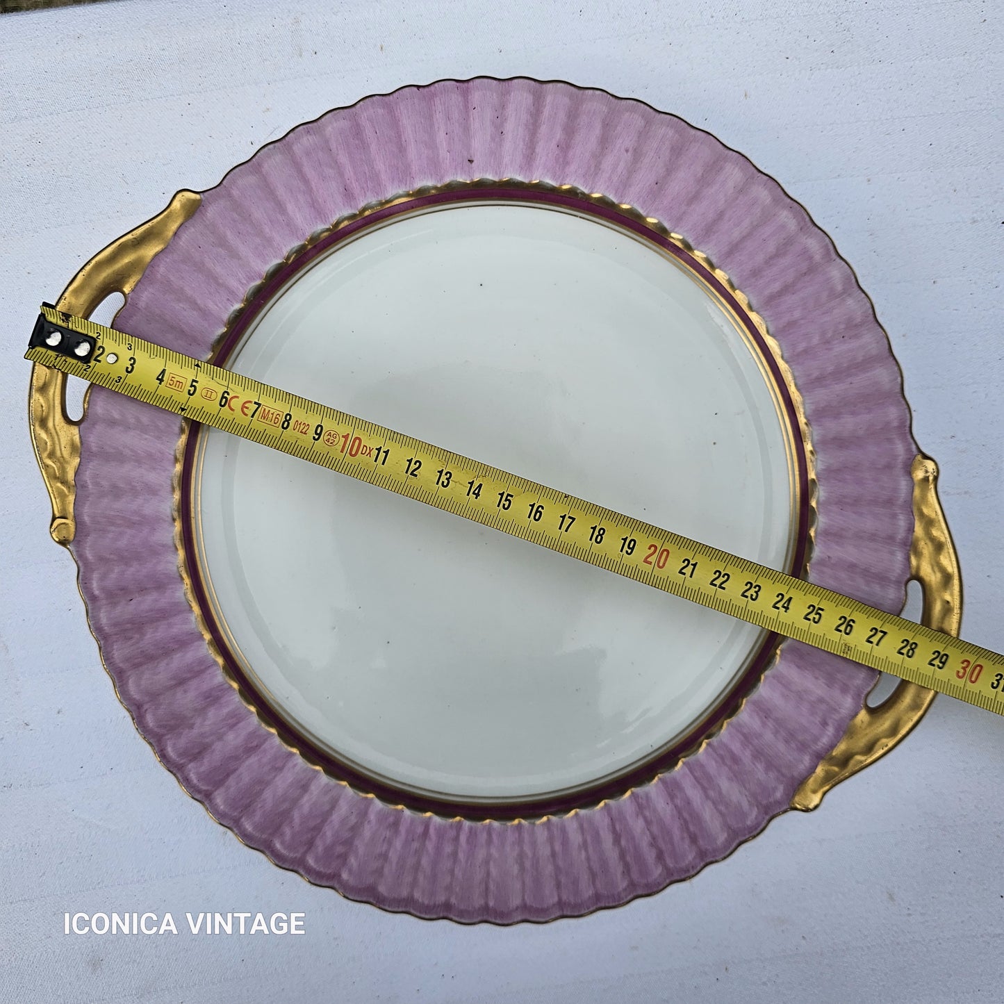 Vajilla Bernardaud ala rosa para 12