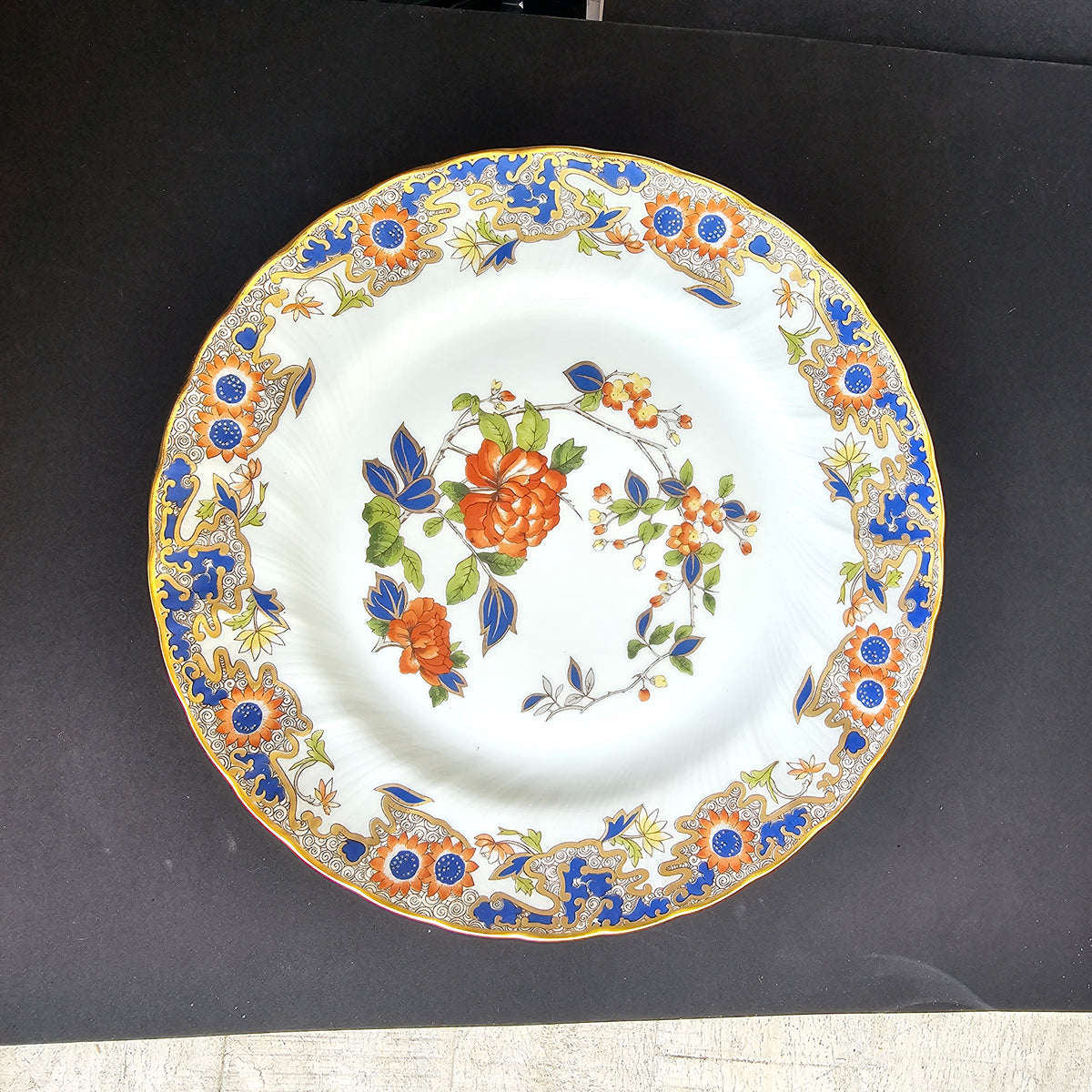 Bernardaud floral oriental oro