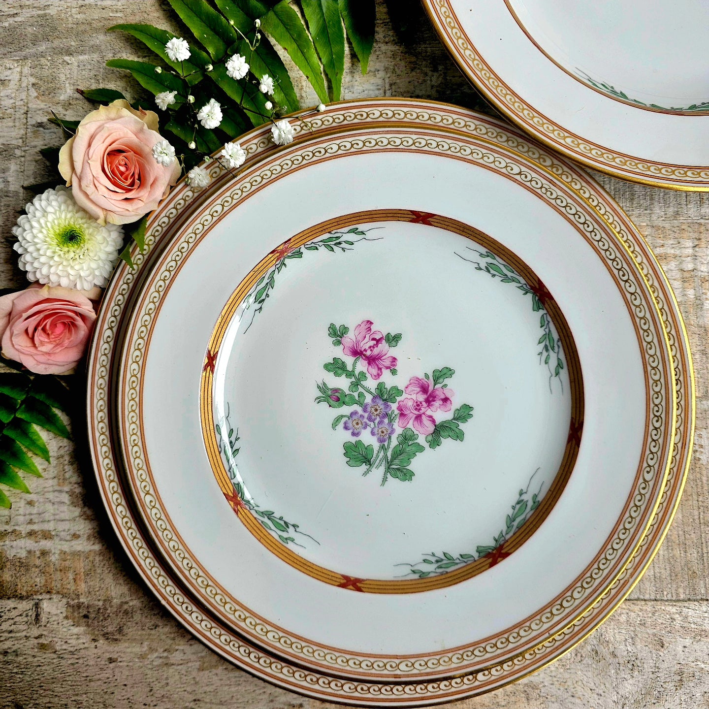 Vajilla Haviland para Rouard, Paris.