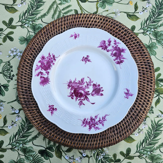 Vajilla Haviland fucsia para 12
