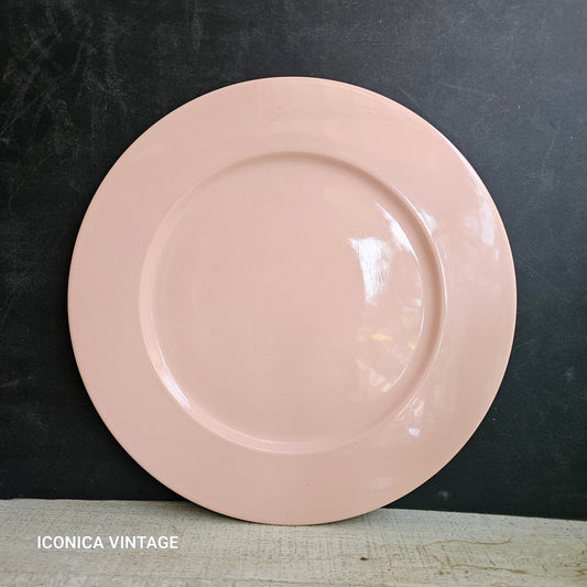 bajoplatos de cerámica francesa rosa medio