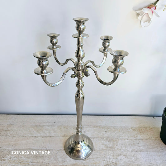 candelabro italiano de 4 brazos movibles