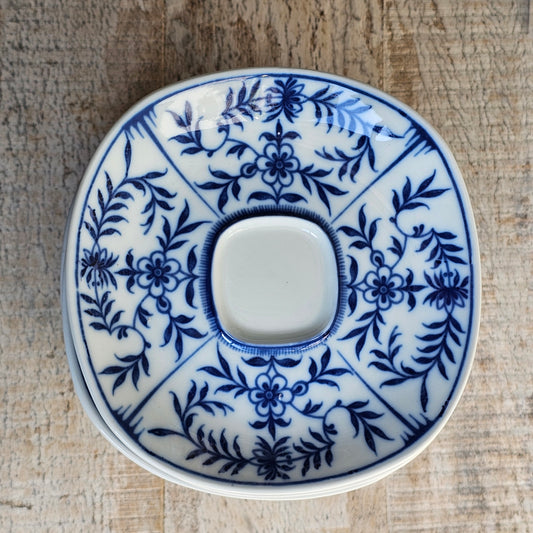 platos pan porcelana limoges azul y blanco Raynaud Inmortal
