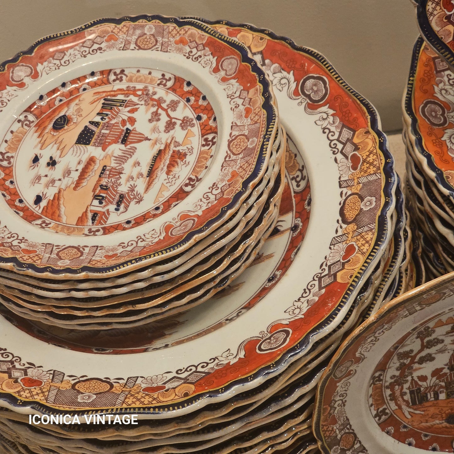 Vajilla inglesa Red Willow