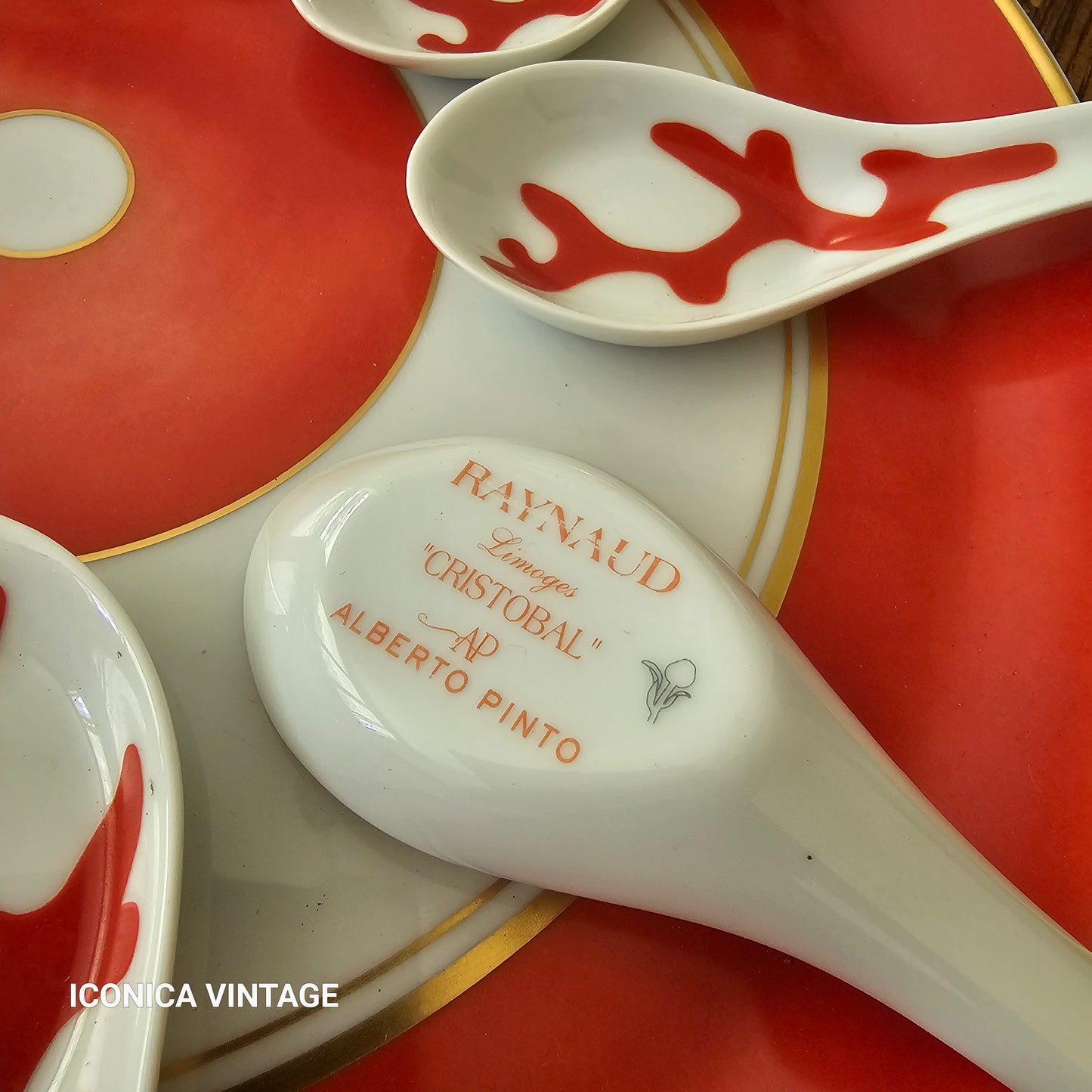 Juego de aperitivos Raynaud Cristóbal Rouge