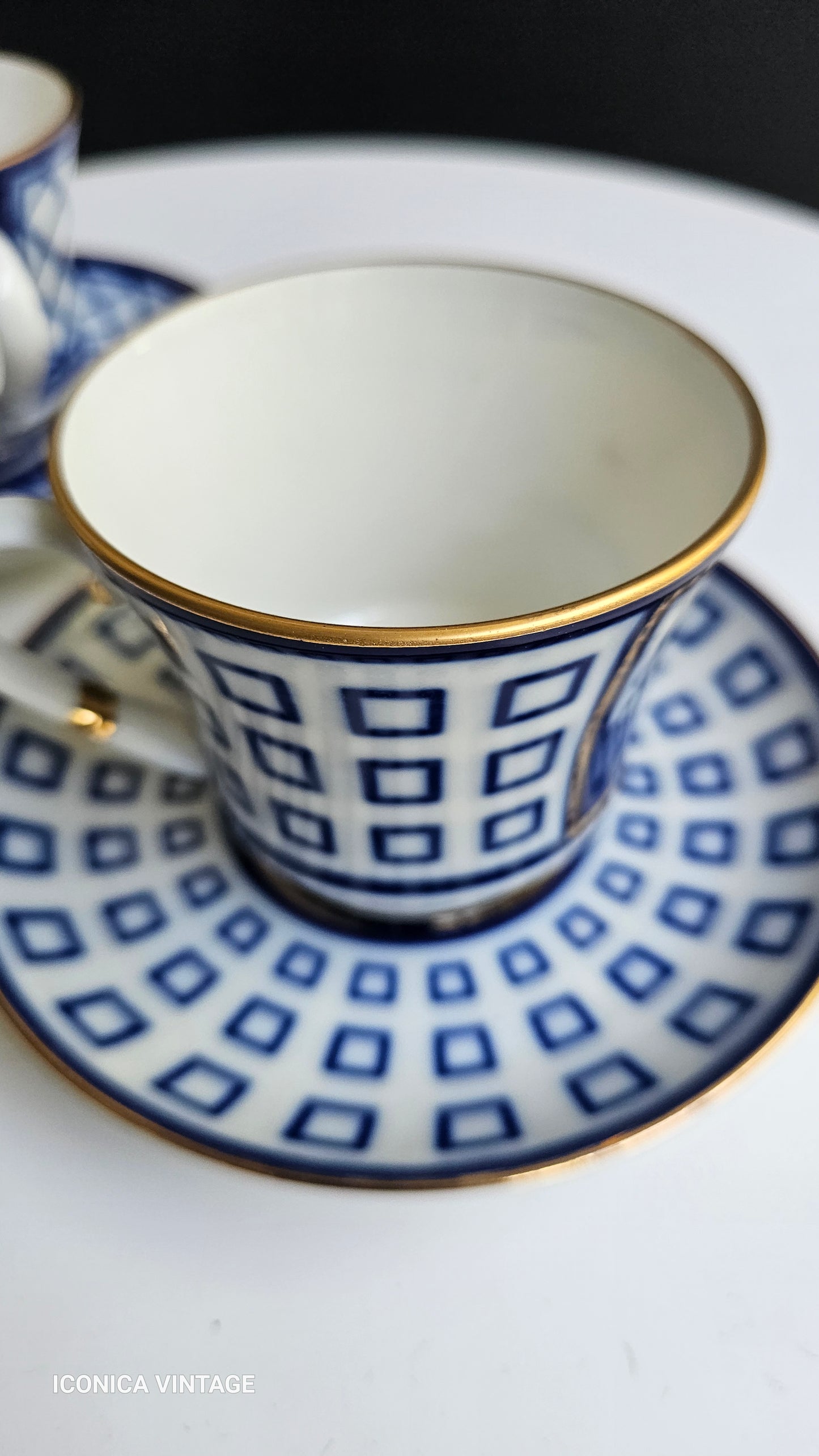 Tu y yo de porcelana rusa para café o té. Factoría Lomonosov
