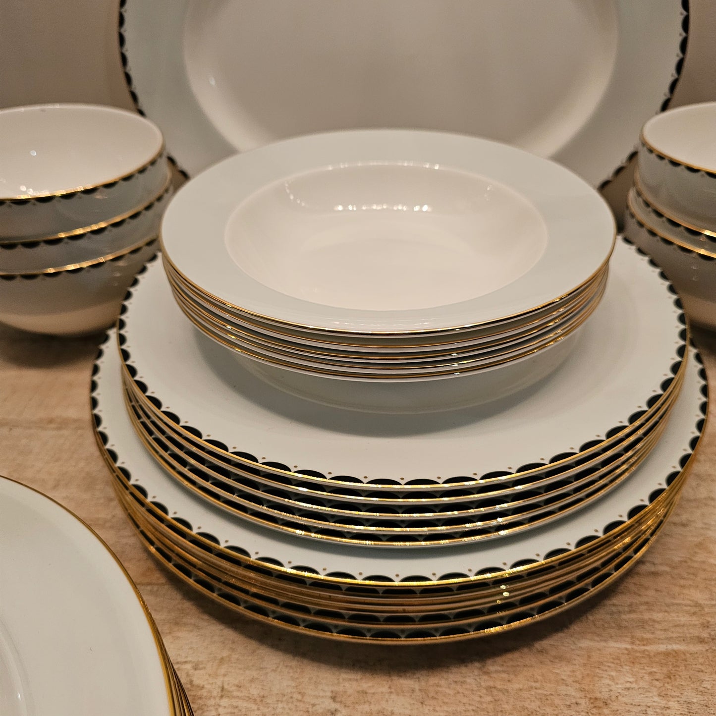 La vajilla Curtain Call de Wedgwood