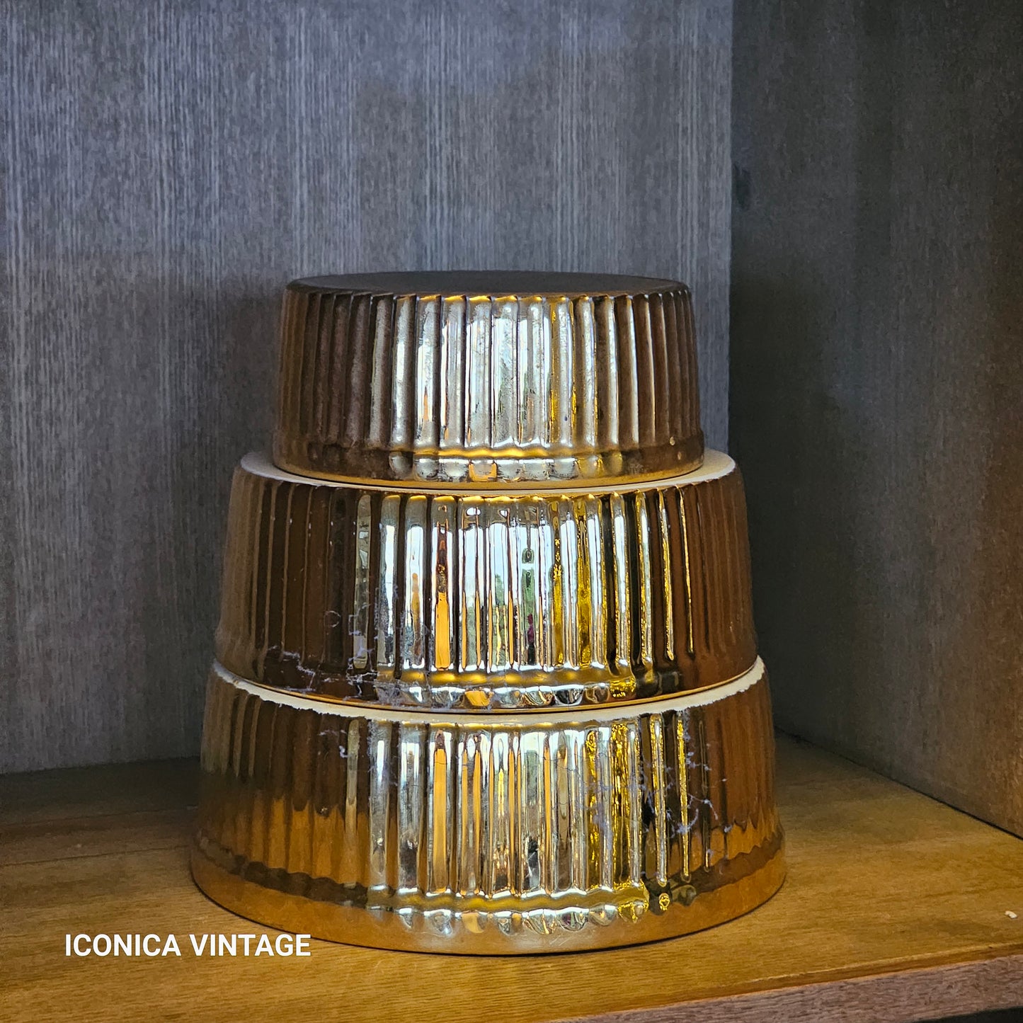 Moldes Langenthal para el horno esmaltados en oro