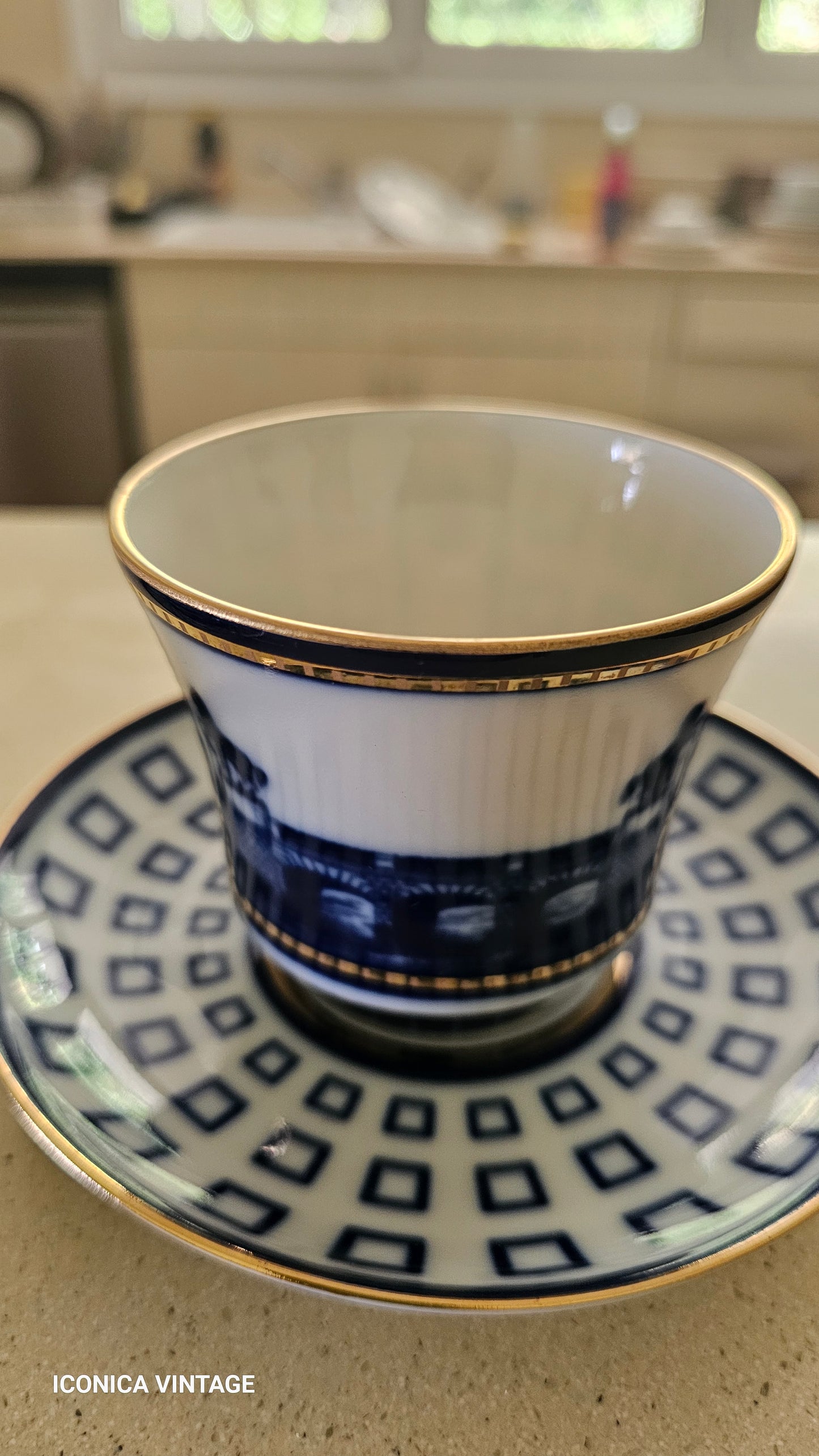 Tu y yo de porcelana rusa para café o té. Factoría Lomonosov