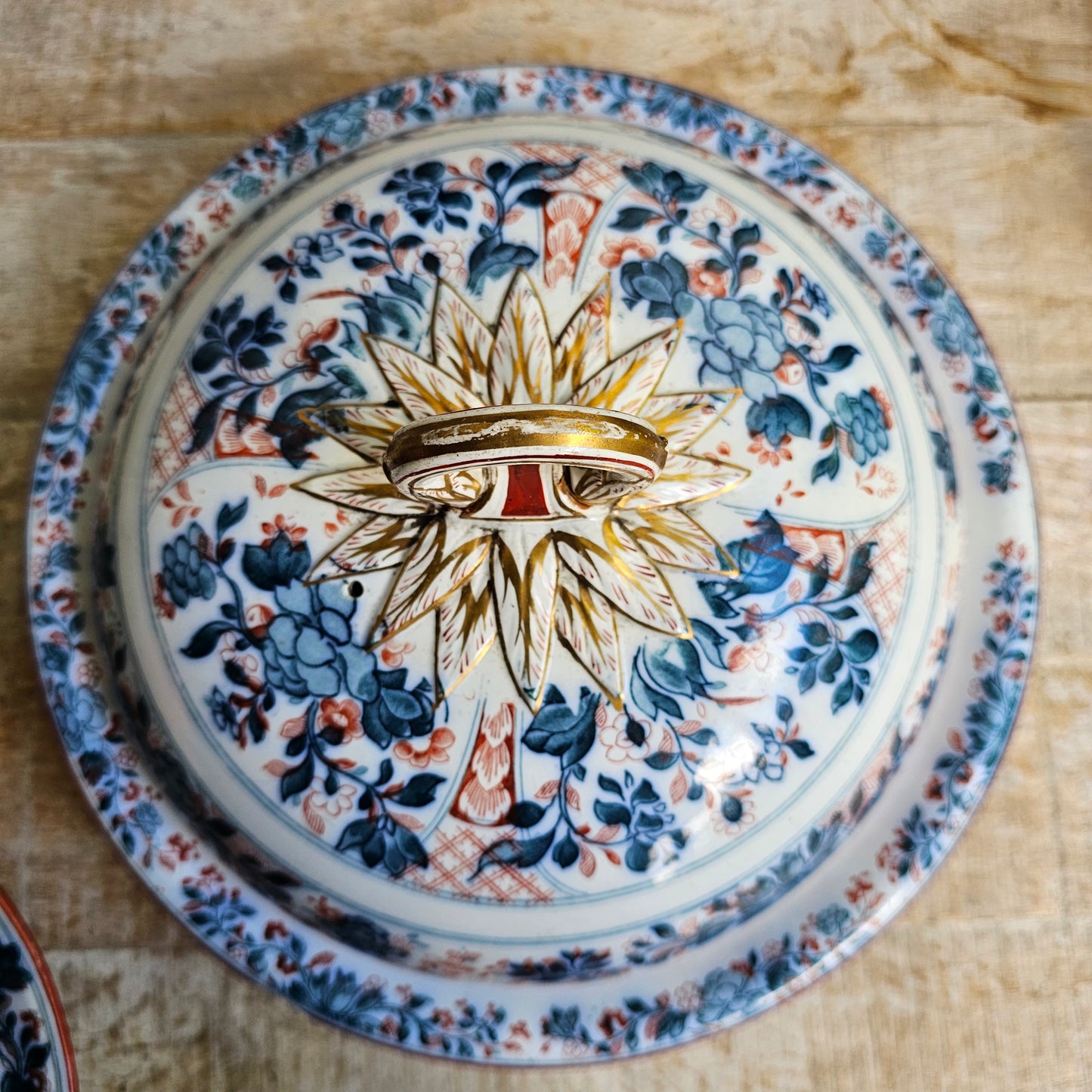 Vajilla azul y teja, Wedgwood NingPo