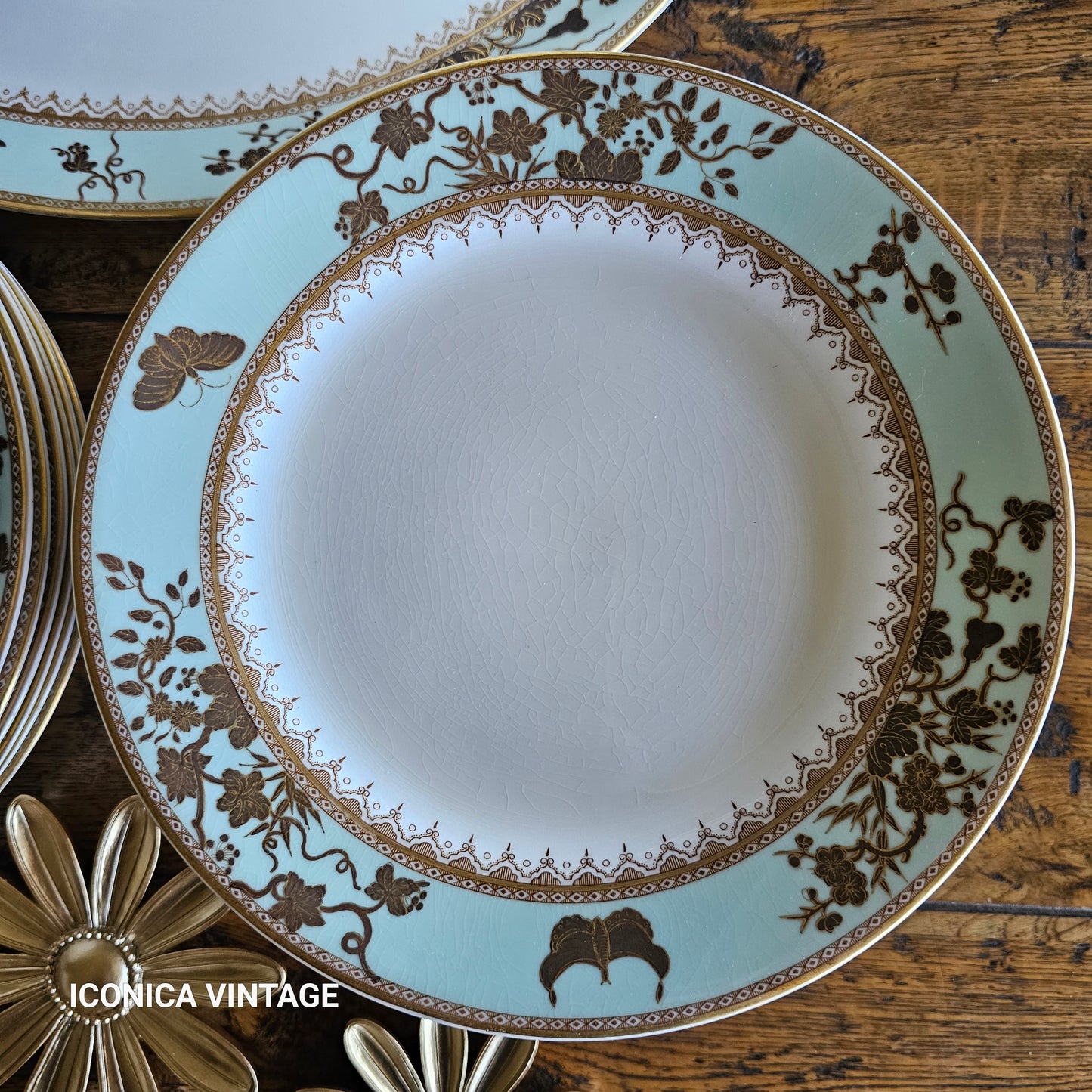 Exquisita y única vajilla Royal Worcester
