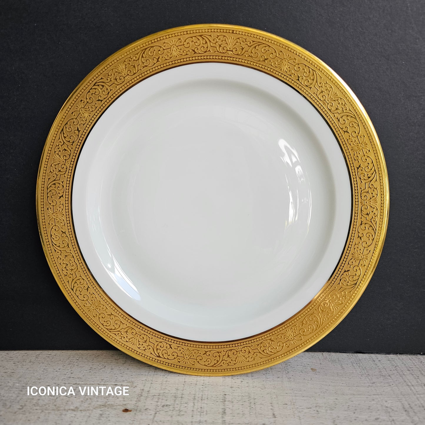 Vajilla Bernardaud Doble Oro, para 12