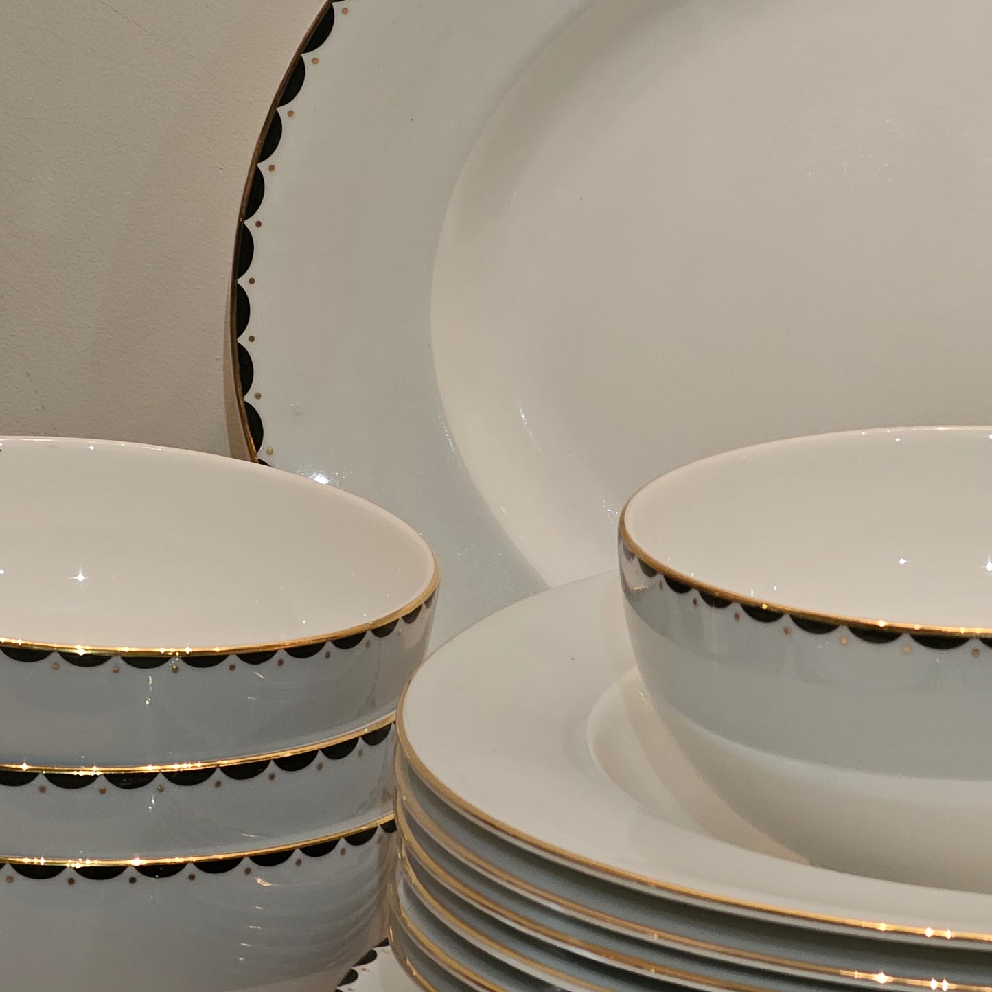 La vajilla Curtain Call de Wedgwood