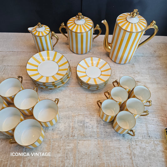 Juego de té y café Chabrol Freres et Poirier