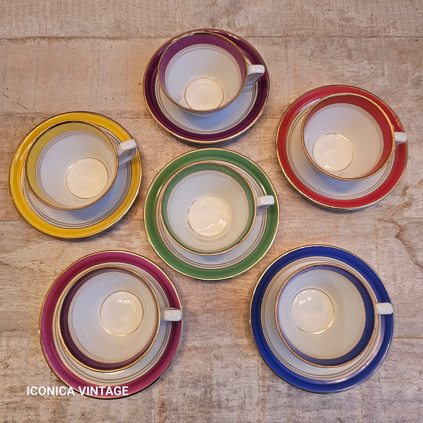 Juego de café Seis Colores