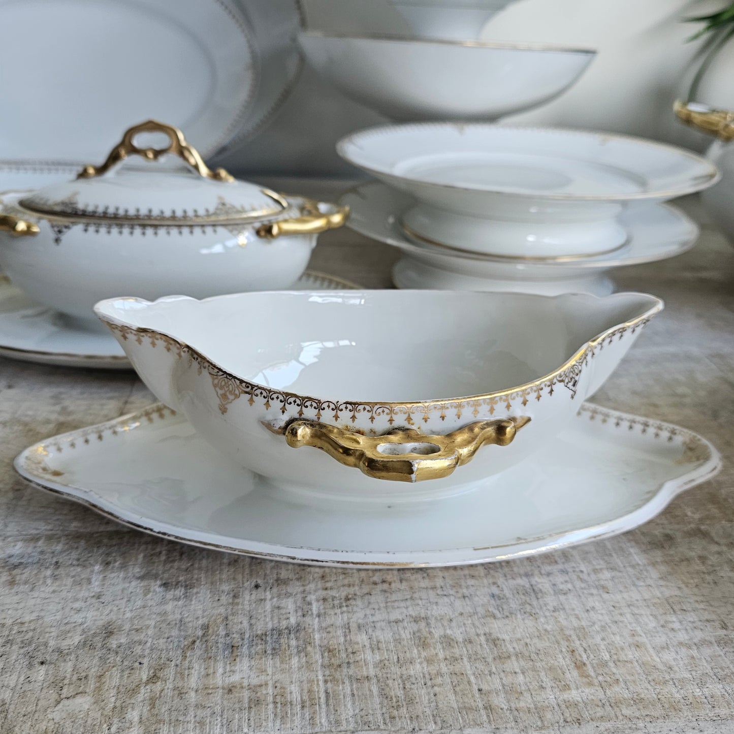 La gran vajilla de porcelana francesa