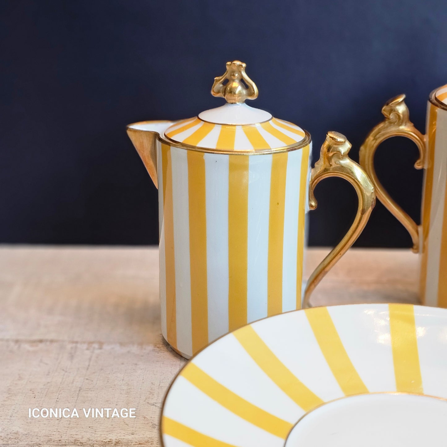 Juego de té y café Chabrol Freres et Poirier