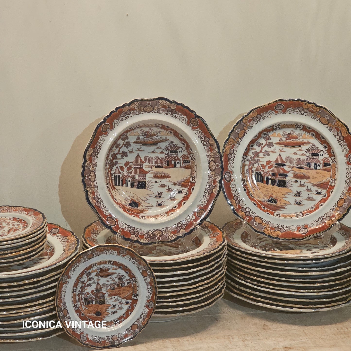 Vajilla inglesa Red Willow