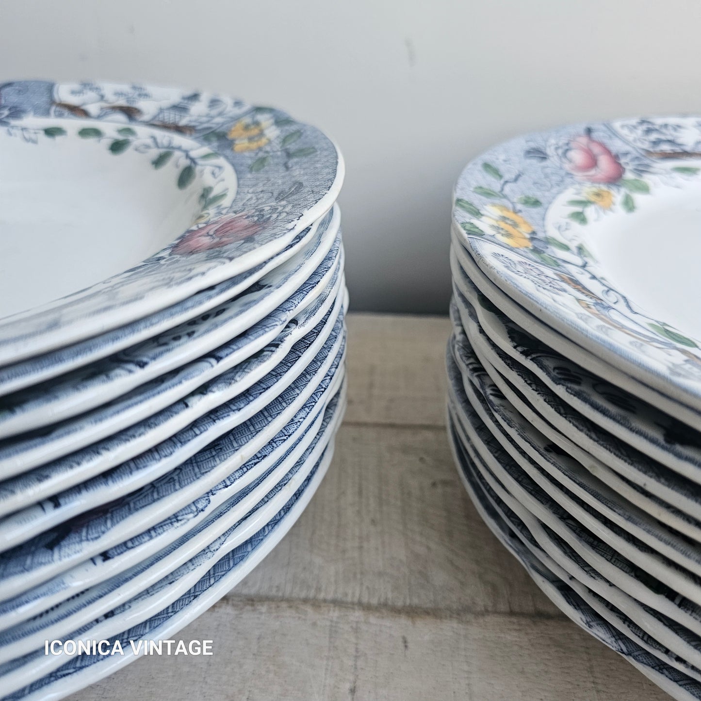 Gran juego de platos suecos década 1930