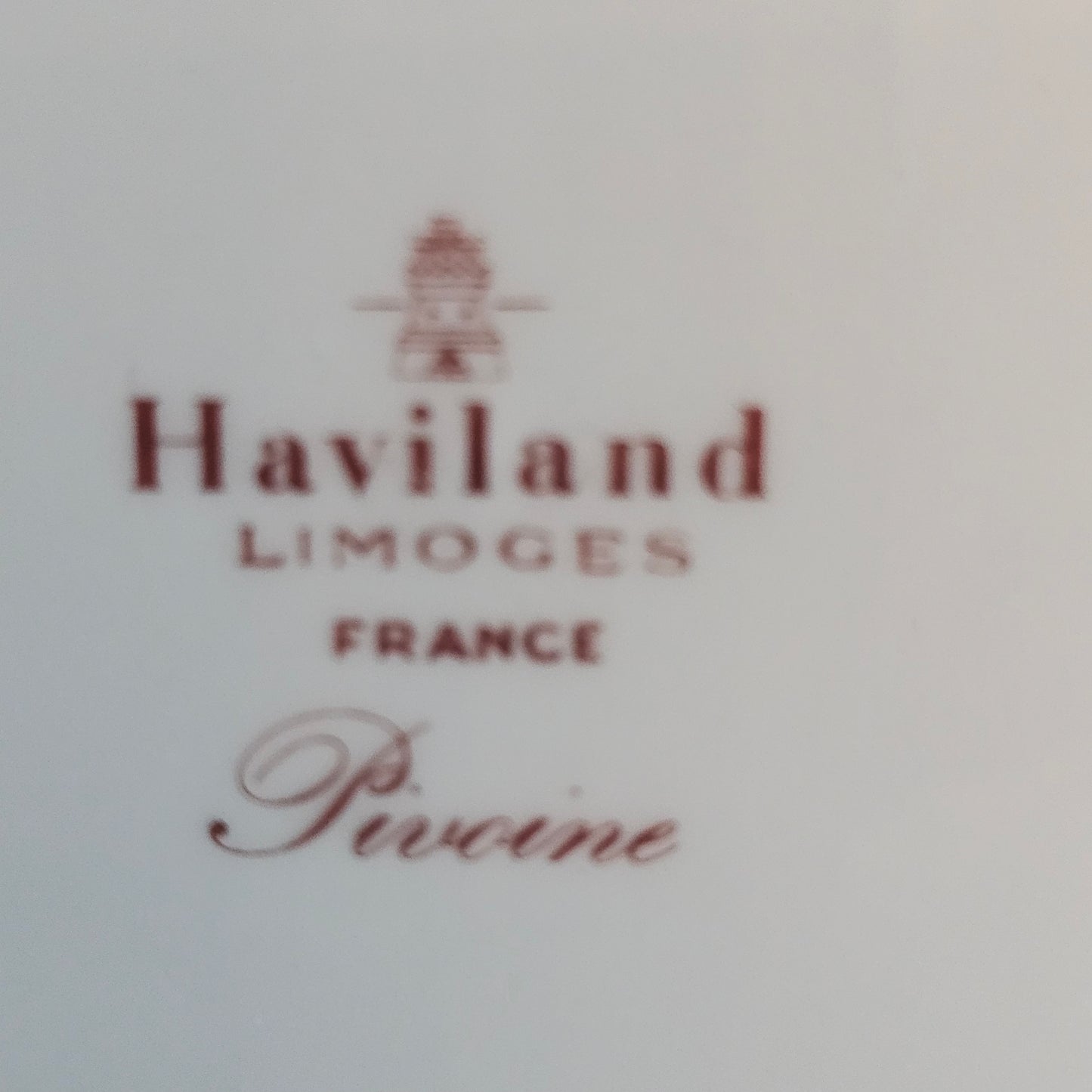 La vajilla de las peonías de Haviland