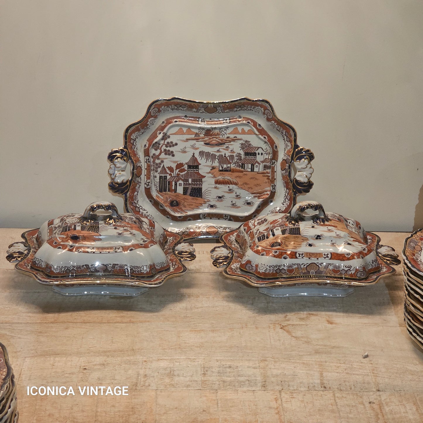 Vajilla inglesa Red Willow