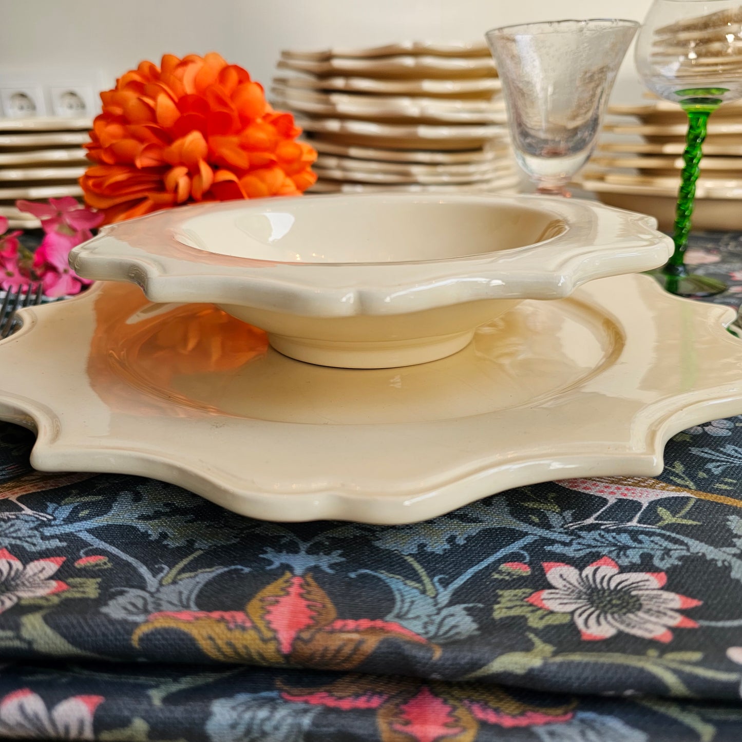 Vajilla artesanal de Uzés