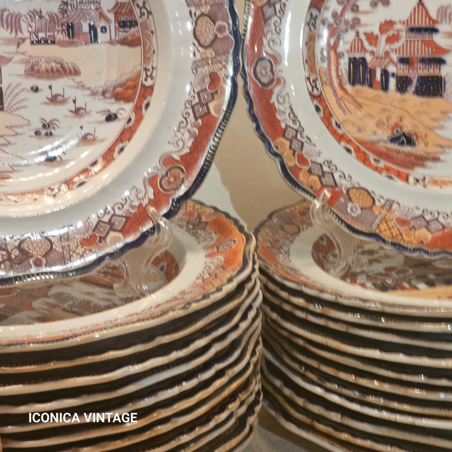 Vajilla inglesa Red Willow