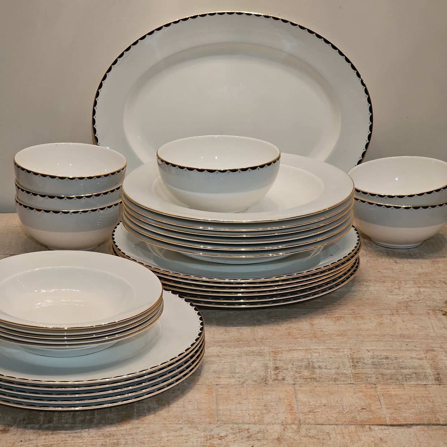 La vajilla Curtain Call de Wedgwood