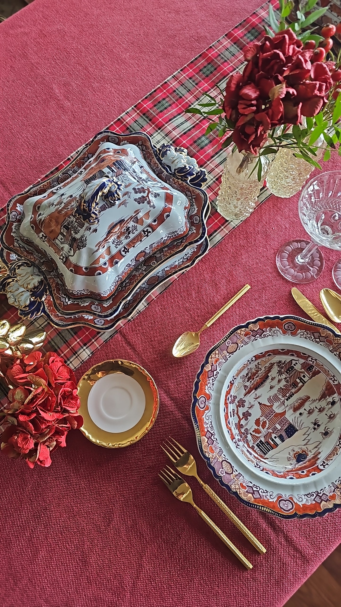 Vajilla inglesa Red Willow