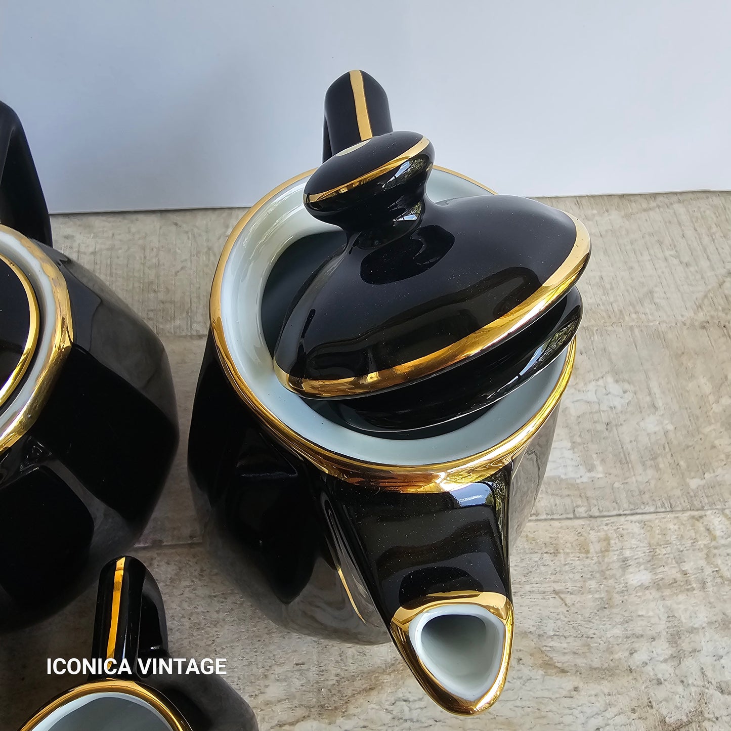 Servicio de infusiones de porcelana