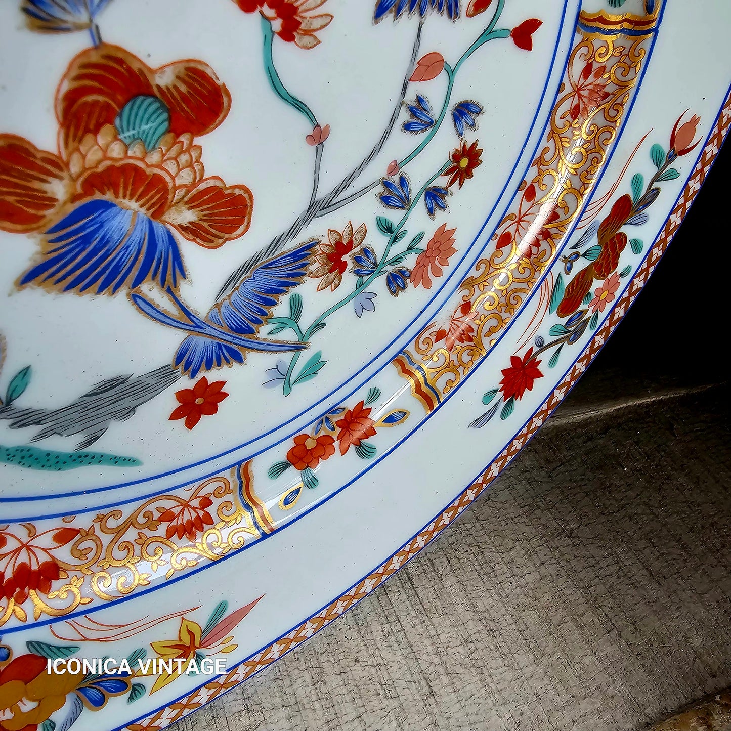 Vajilla de porcelana de Limoges, Bernardaud Pondichery para 12