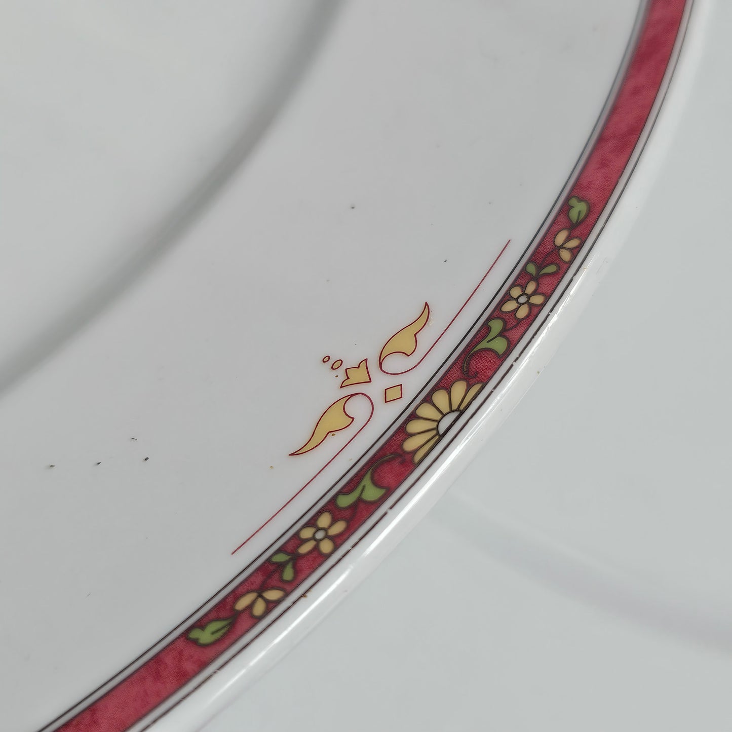 Set de 6 bajoplatos filo rosa