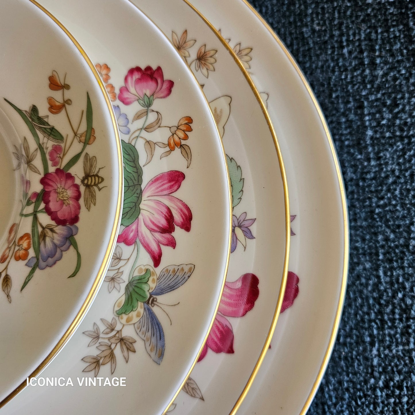 Vajilla floral de Wedgwood