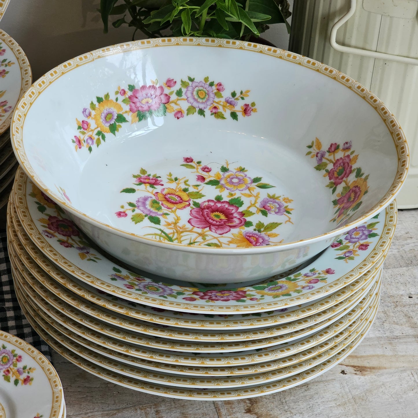 Vajilla para 8 de porcelana italiana