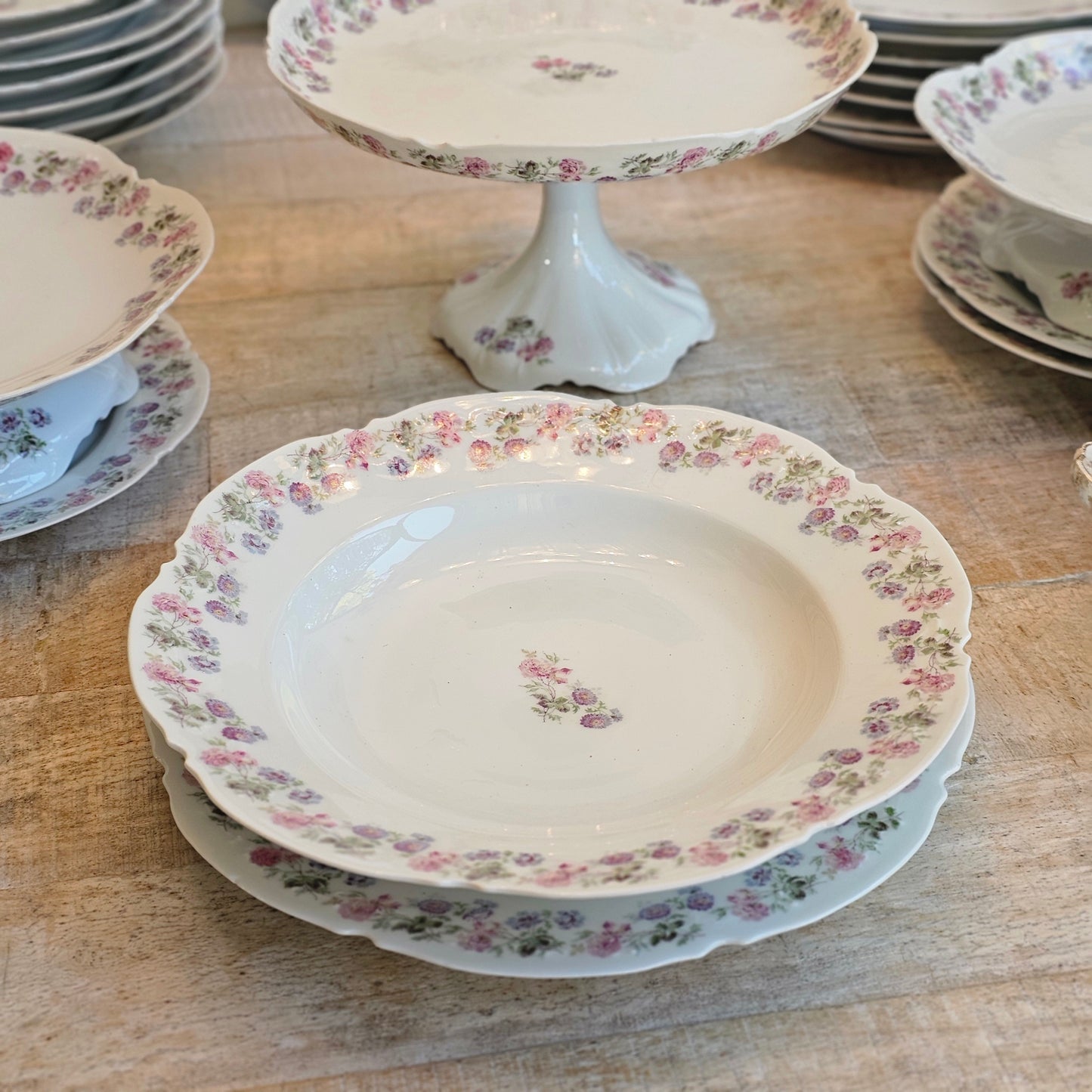 La vajilla petite fleurs de Limoges