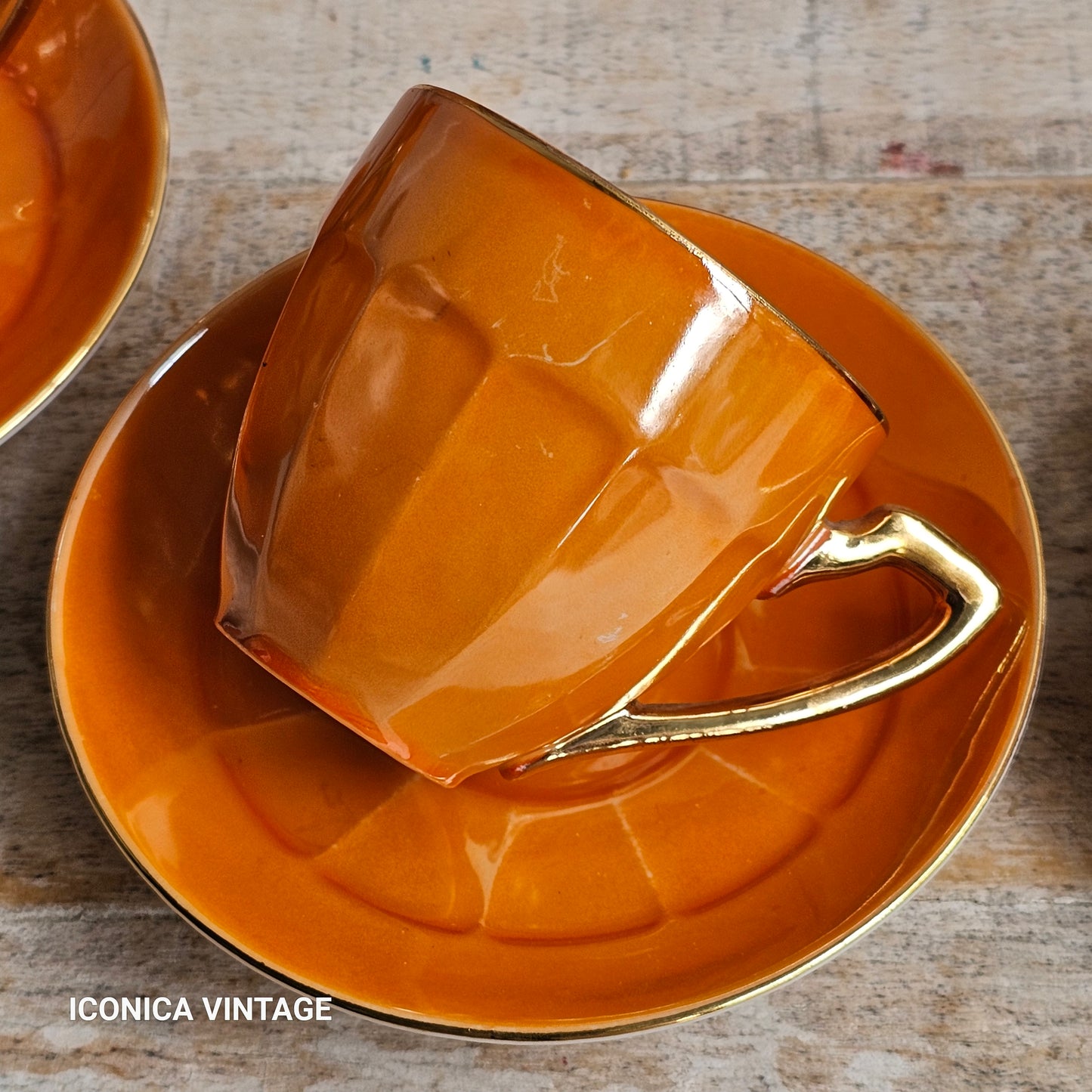 Juego de café completo de porcelana con bandeja