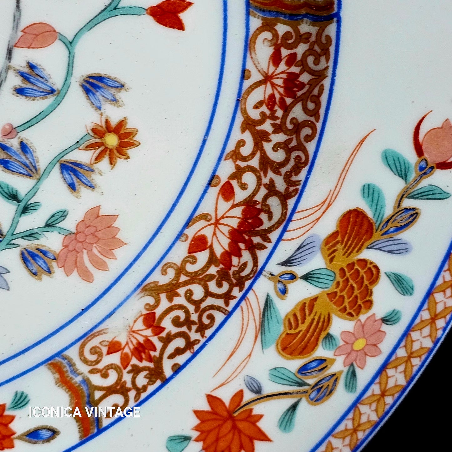 Vajilla de porcelana de Limoges, Bernardaud Pondichery para 12