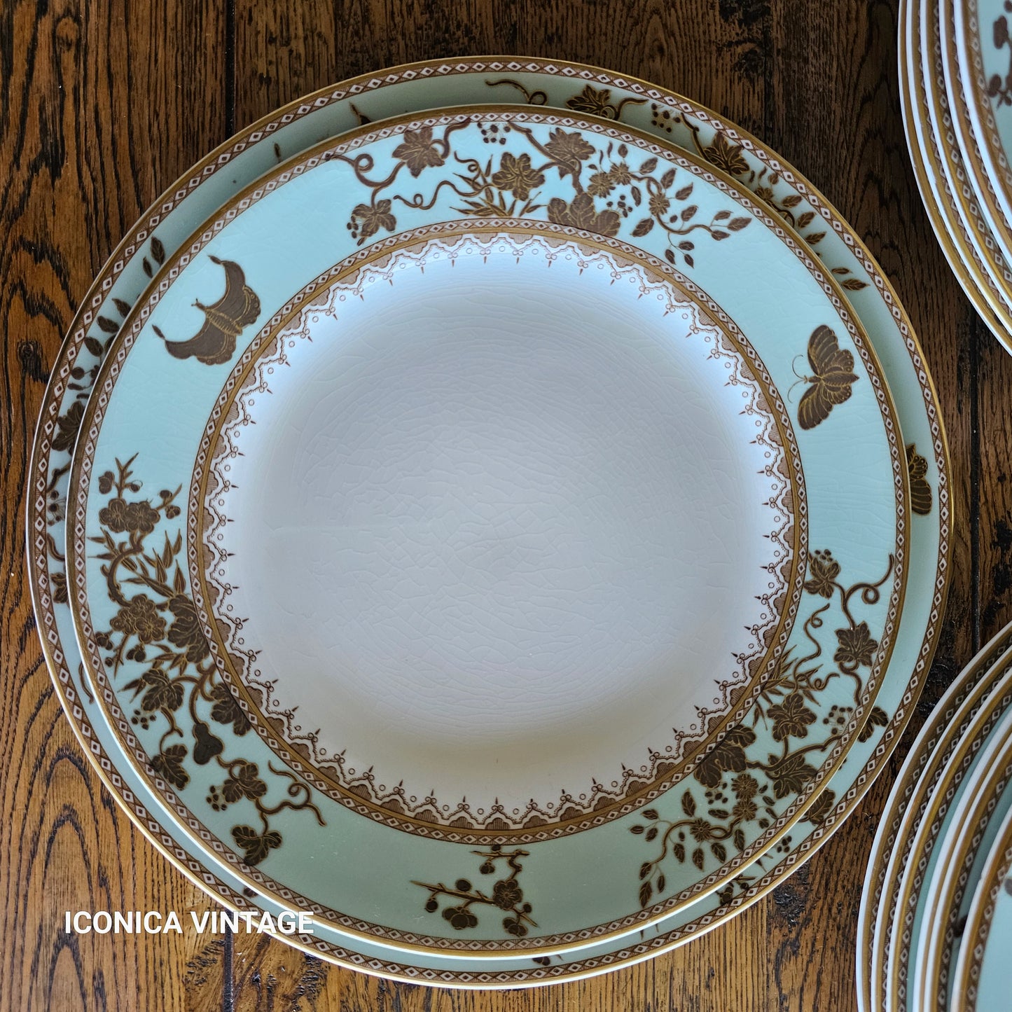 Exquisita y única vajilla Royal Worcester