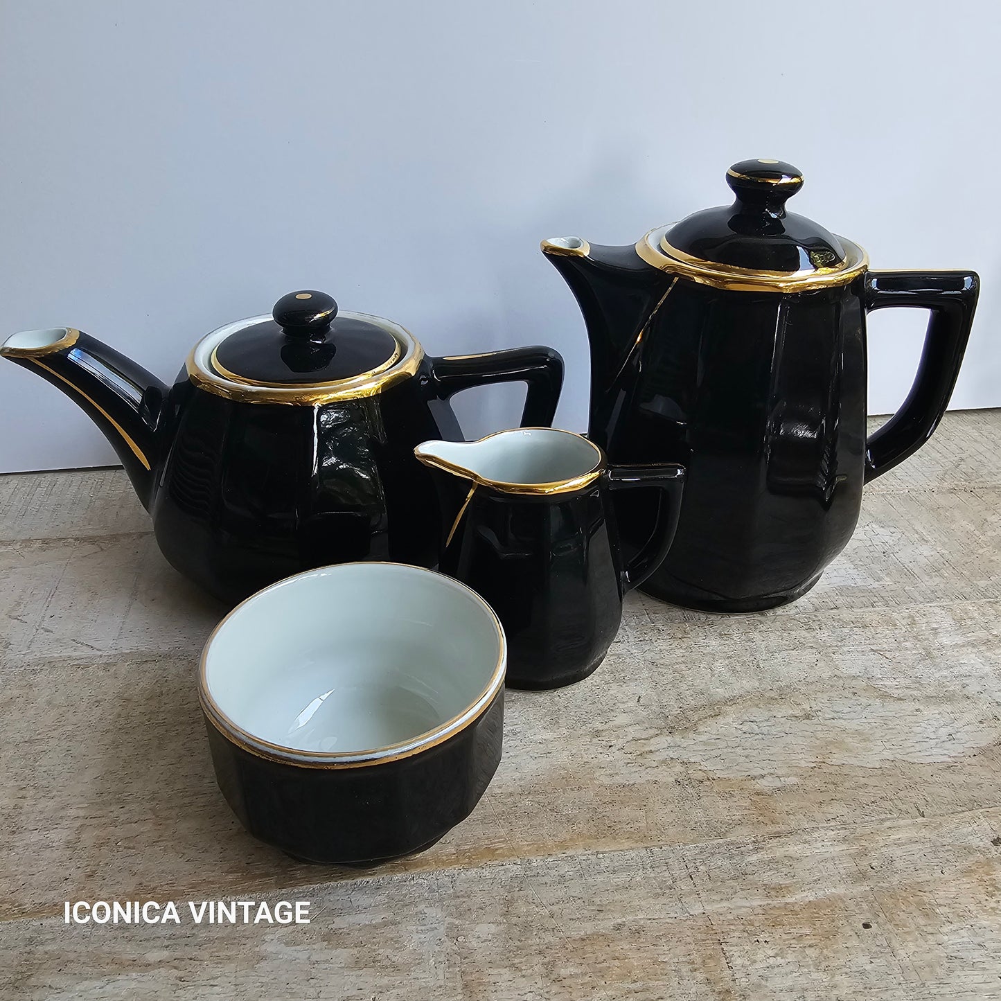 Servicio de infusiones de porcelana