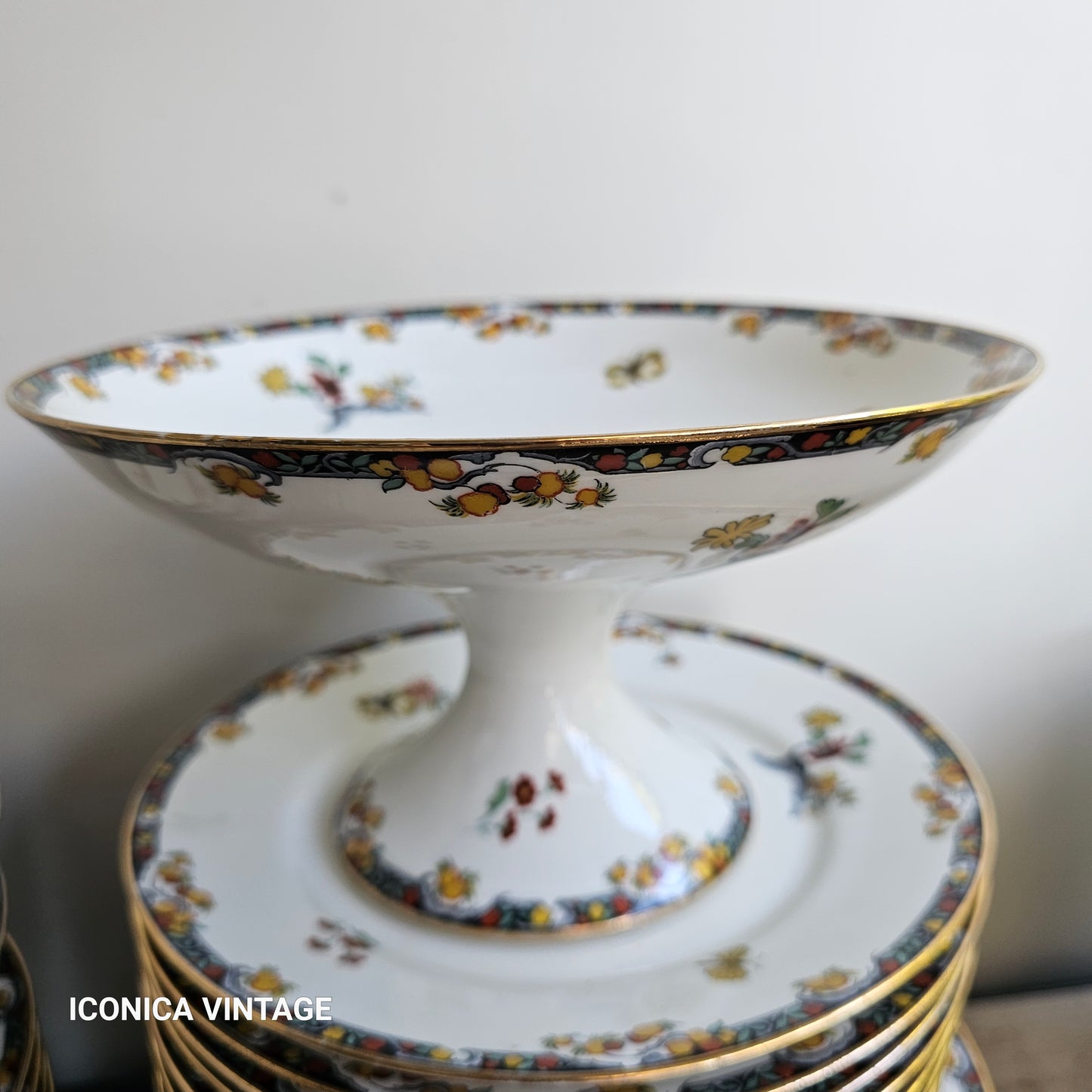La vajilla de los pájaros en porcelana de Limoges