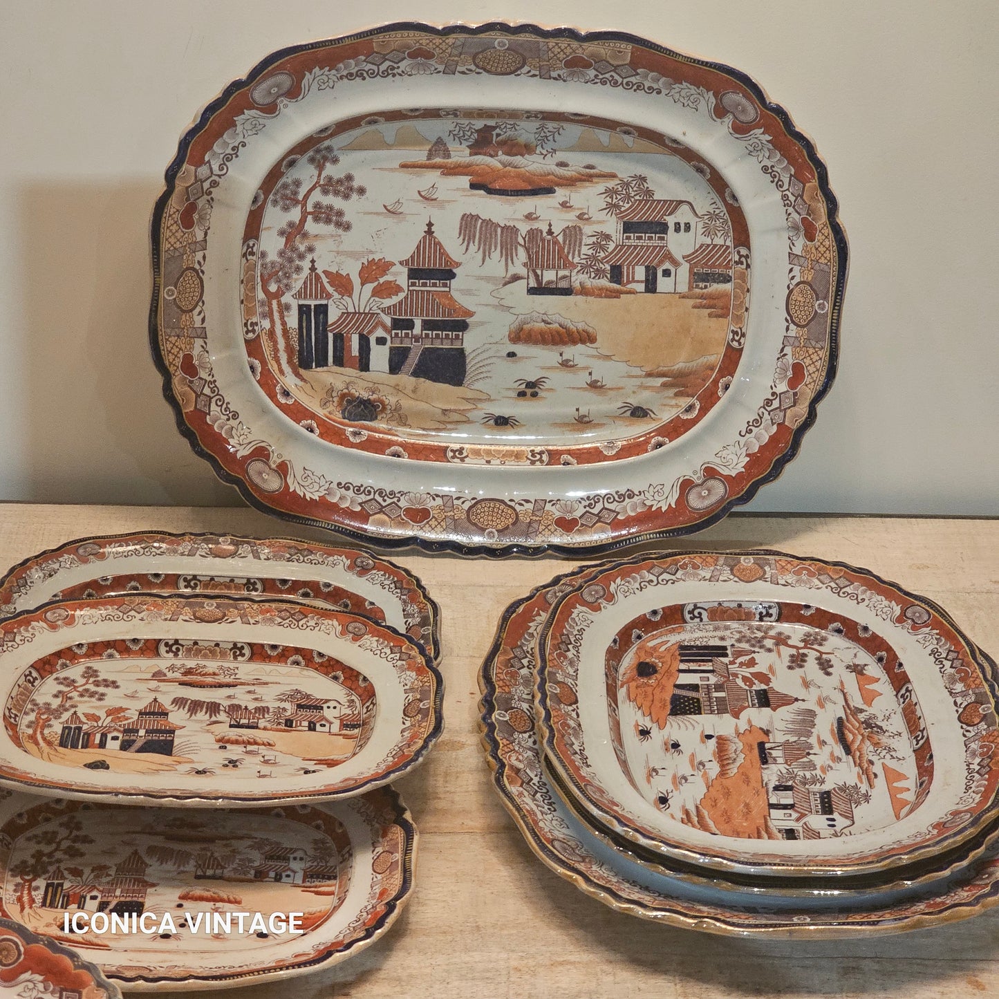 Vajilla inglesa Red Willow