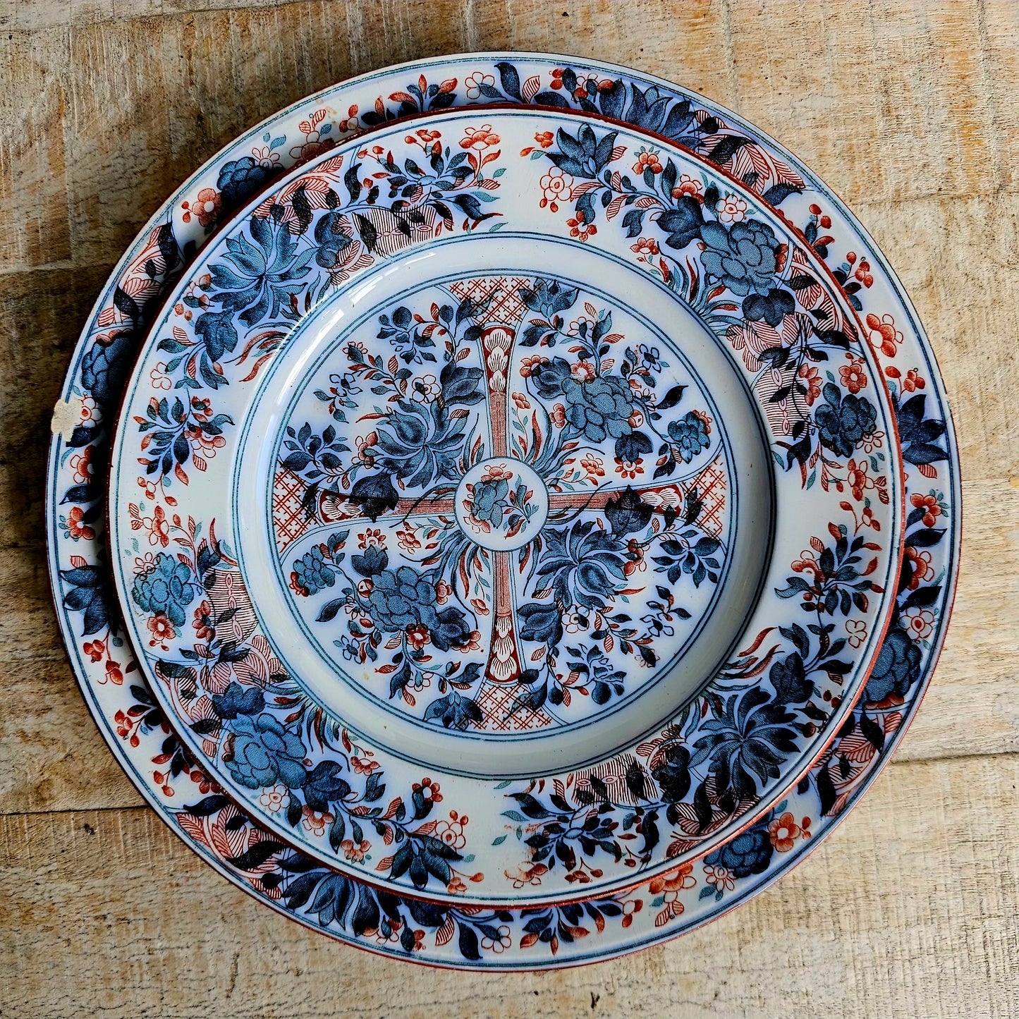 Vajilla azul y teja, Wedgwood NingPo