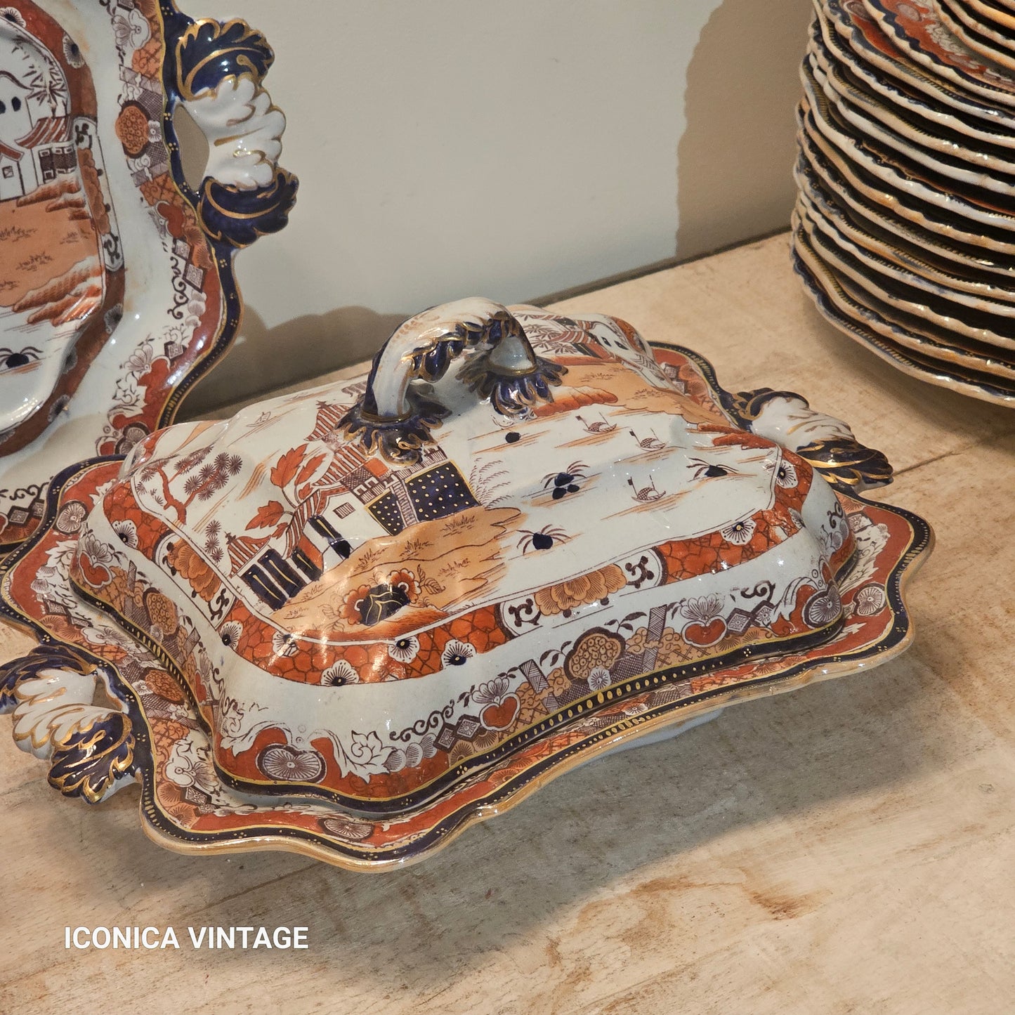 Vajilla inglesa Red Willow