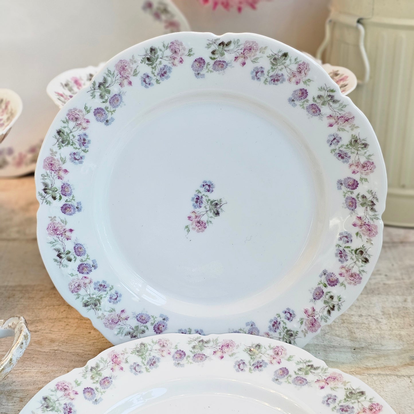 La vajilla petite fleurs de Limoges